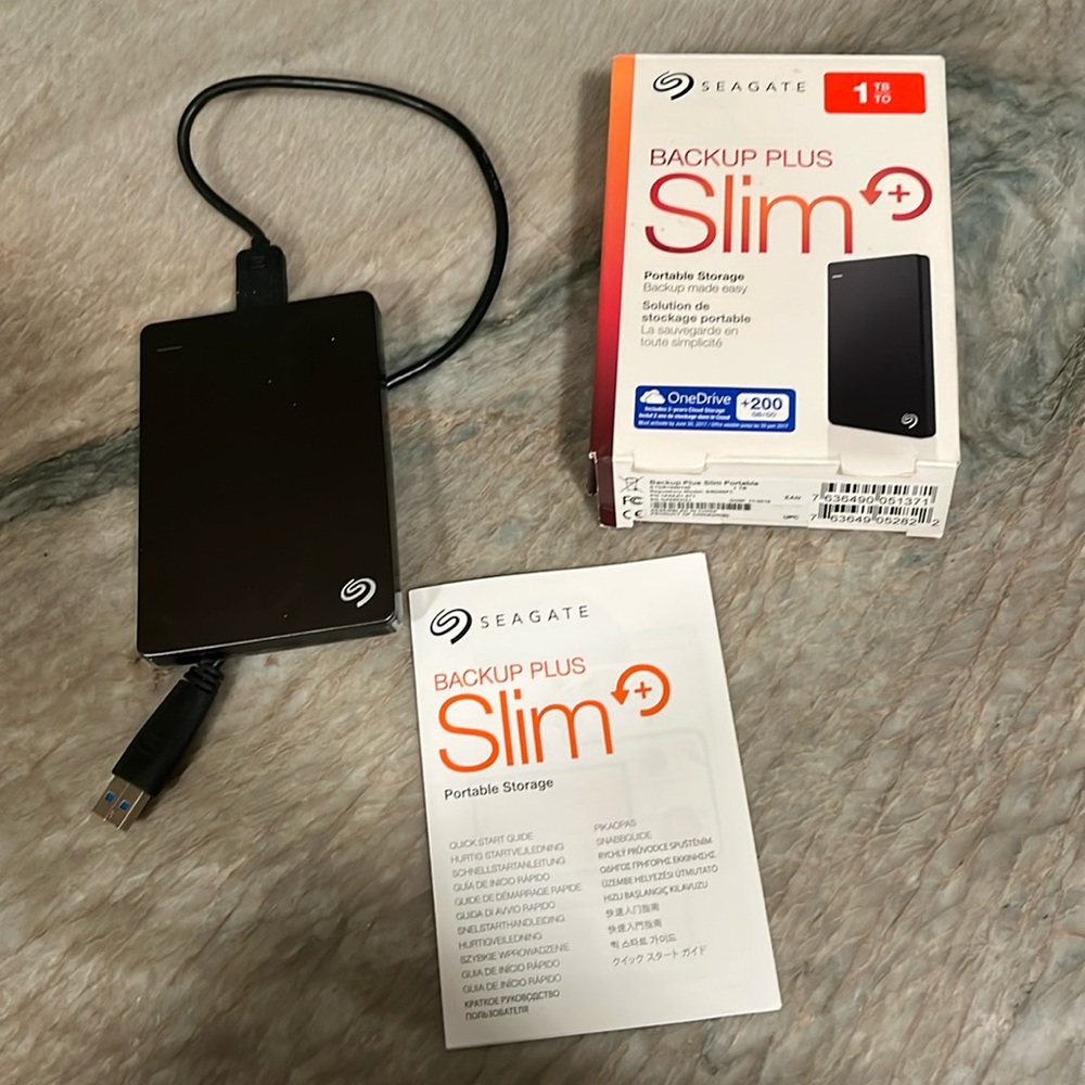Seagate Backup Plus Slim - 1TB
